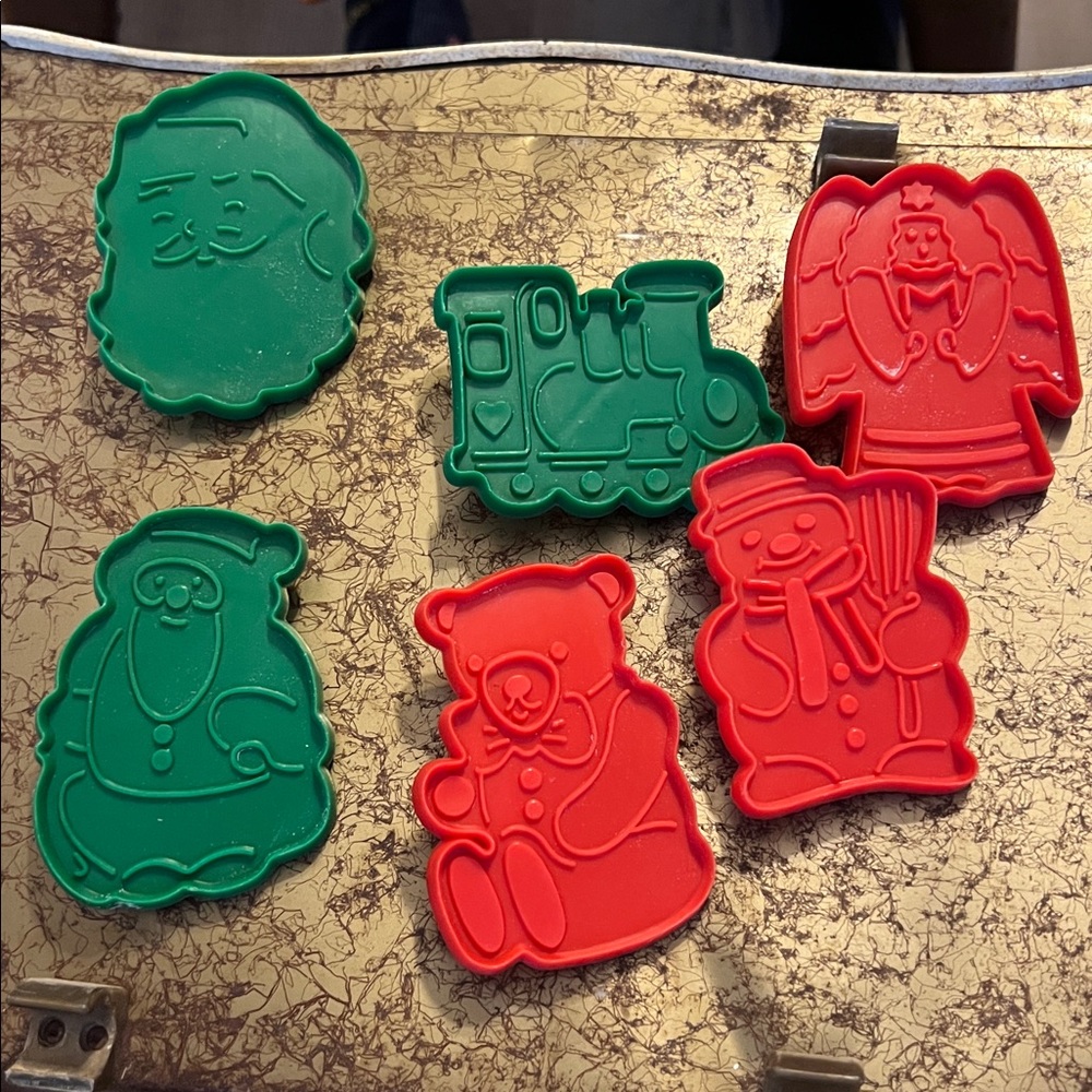 Vintage Christmas Holiday Cookie Cutters